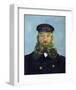 The Postman: Joseph Roulin-Vincent van Gogh-Framed Art Print