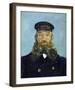 The Postman: Joseph Roulin-Vincent van Gogh-Framed Art Print