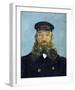 The Postman: Joseph Roulin-Vincent van Gogh-Framed Art Print