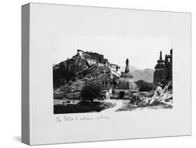 The Potala and Entrance Gateway, Lhasa, Tibet, 1903-04-John Claude White-Stretched Canvas