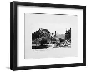 The Potala and Entrance Gateway, Lhasa, Tibet, 1903-04-John Claude White-Framed Giclee Print