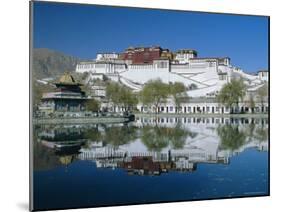 The Potala Palace and Reflection, Lhasa, Tibet, China, Asia-Gavin Hellier-Mounted Photographic Print