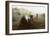 The Potato Diggers-William Brock-Framed Art Print