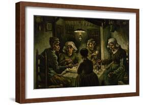 The Potato Eaters, 1885-Vincent van Gogh-Framed Giclee Print