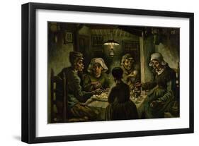 The Potato Eaters, 1885-Vincent van Gogh-Framed Giclee Print