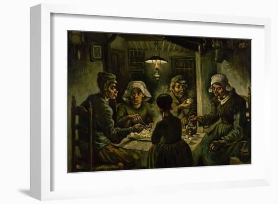 The Potato Eaters, 1885-Vincent van Gogh-Framed Giclee Print