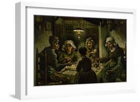 The Potato Eaters, 1885-Vincent van Gogh-Framed Giclee Print