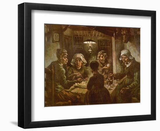 The Potato Eaters, 1885-Vincent van Gogh-Framed Giclee Print