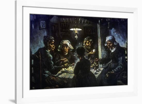The Potato Eaters, 1885-Vincent van Gogh-Framed Giclee Print