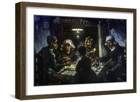 The Potato Eaters, 1885-Vincent van Gogh-Framed Giclee Print