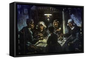 The Potato Eaters, 1885-Vincent van Gogh-Framed Stretched Canvas
