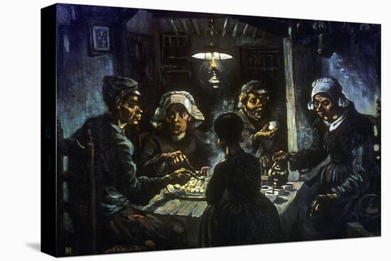 The Potato Eaters, 1885-Vincent van Gogh-Stretched Canvas