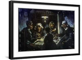 The Potato Eaters, 1885-Vincent van Gogh-Framed Giclee Print