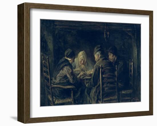 The Potato Eaters, 1902-Jozef Israels-Framed Giclee Print