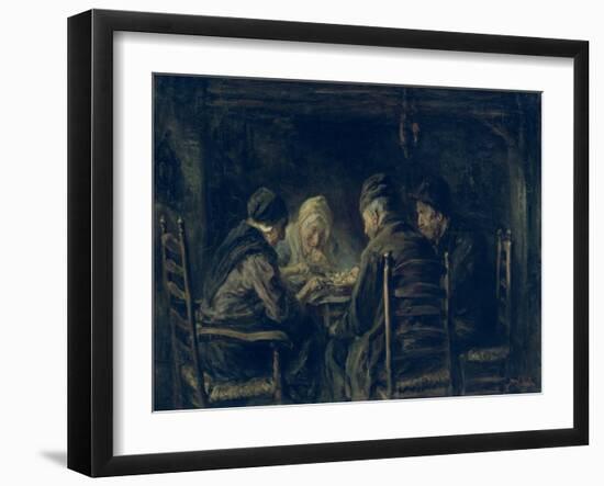 The Potato Eaters, 1902-Jozef Israels-Framed Giclee Print