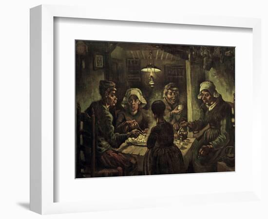 The Potato Eaters-Vincent van Gogh-Framed Giclee Print