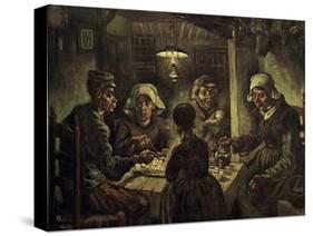 The Potato Eaters-Vincent van Gogh-Stretched Canvas