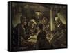 The Potato Eaters-Vincent van Gogh-Framed Stretched Canvas