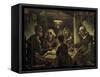 The Potato Eaters-Vincent van Gogh-Framed Stretched Canvas