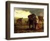 The Potato Harvest, 1855-Jean-François Millet-Framed Giclee Print