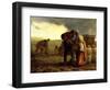 The Potato Harvest, 1855-Jean-François Millet-Framed Giclee Print