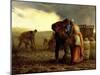 The Potato Harvest, 1855-Jean-François Millet-Mounted Giclee Print