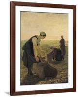 The Potato Harvest-Ernest Masson-Framed Giclee Print