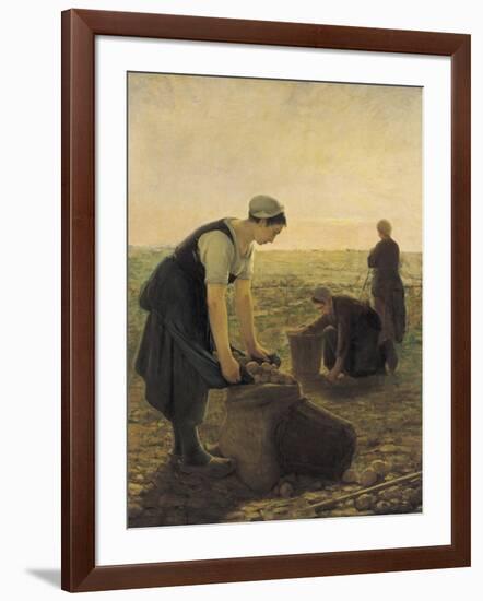 The Potato Harvest-Ernest Masson-Framed Giclee Print