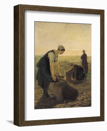 The Potato Harvest-Ernest Masson-Framed Giclee Print