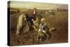 The Potato Harvest-Herman Hartwich-Stretched Canvas