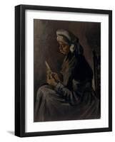 The Potato Peeler, 1885-Vincent van Gogh-Framed Giclee Print