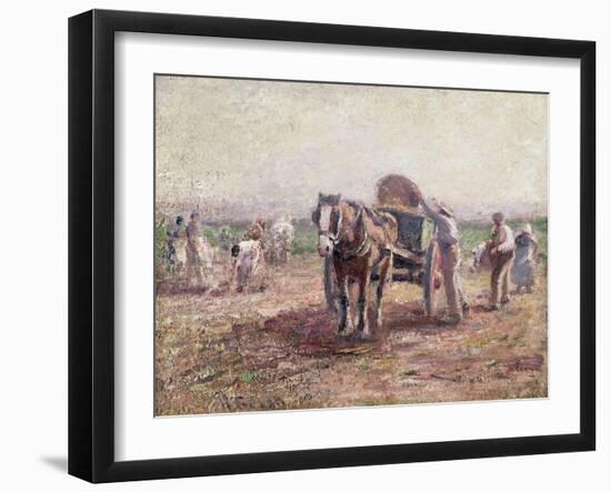 The Potato Pickers-Harry Fidler-Framed Giclee Print