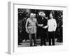 The Potsdam Conference, Winston Churchill, Harry S. Truman and Joseph Stalin, 1945-null-Framed Photo