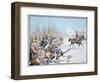 The Potsdam Guard Parade at Leuthen, 5 December 1757 (Colour Litho)-Richard Knoetel-Framed Giclee Print