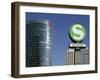 The Potsdamer Platz in Berlin with the Sony Center in the Foreground, Germany-David Bank-Framed Photographic Print