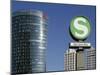 The Potsdamer Platz in Berlin with the Sony Center in the Foreground, Germany-David Bank-Mounted Photographic Print