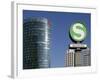 The Potsdamer Platz in Berlin with the Sony Center in the Foreground, Germany-David Bank-Framed Photographic Print