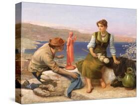 The Potter's Courtship, C.1886-Arthur Hughes-Stretched Canvas