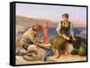 The Potter's Courtship, C.1886-Arthur Hughes-Framed Stretched Canvas