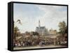 The Potters' Fair at Ghent-David Teniers the Younger-Framed Stretched Canvas