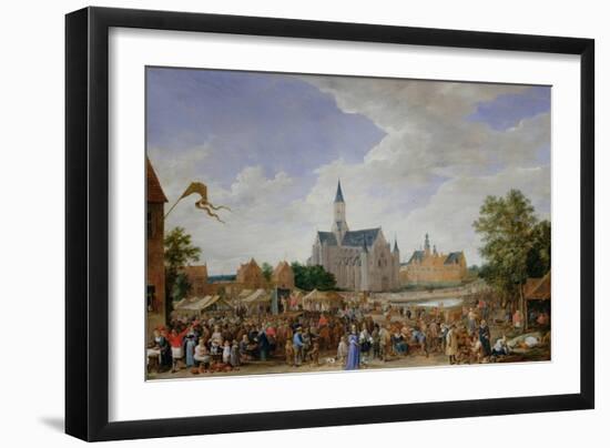 The Potters' Fair at Ghent-David Teniers the Younger-Framed Giclee Print