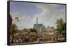 The Potters' Fair at Ghent-David Teniers the Younger-Framed Stretched Canvas