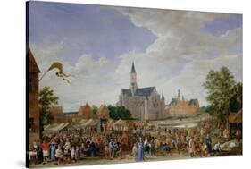 The Potters' Fair at Ghent-David Teniers the Younger-Stretched Canvas