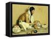 The Pottery Maker-Eanger Irving Couse-Framed Stretched Canvas