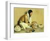 The Pottery Maker-Eanger Irving Couse-Framed Giclee Print