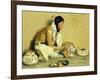 The Pottery Maker-Eanger Irving Couse-Framed Giclee Print