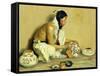 The Pottery Maker-Eanger Irving Couse-Framed Stretched Canvas