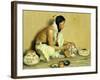 The Pottery Maker-Eanger Irving Couse-Framed Giclee Print