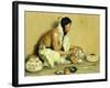 The Pottery Maker-Eanger Irving Couse-Framed Giclee Print