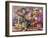 The Potting Bench-Barbara Mock-Framed Giclee Print